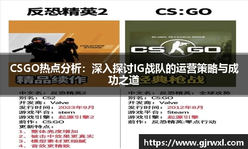 CSGO热点分析：深入探讨IG战队的运营策略与成功之道